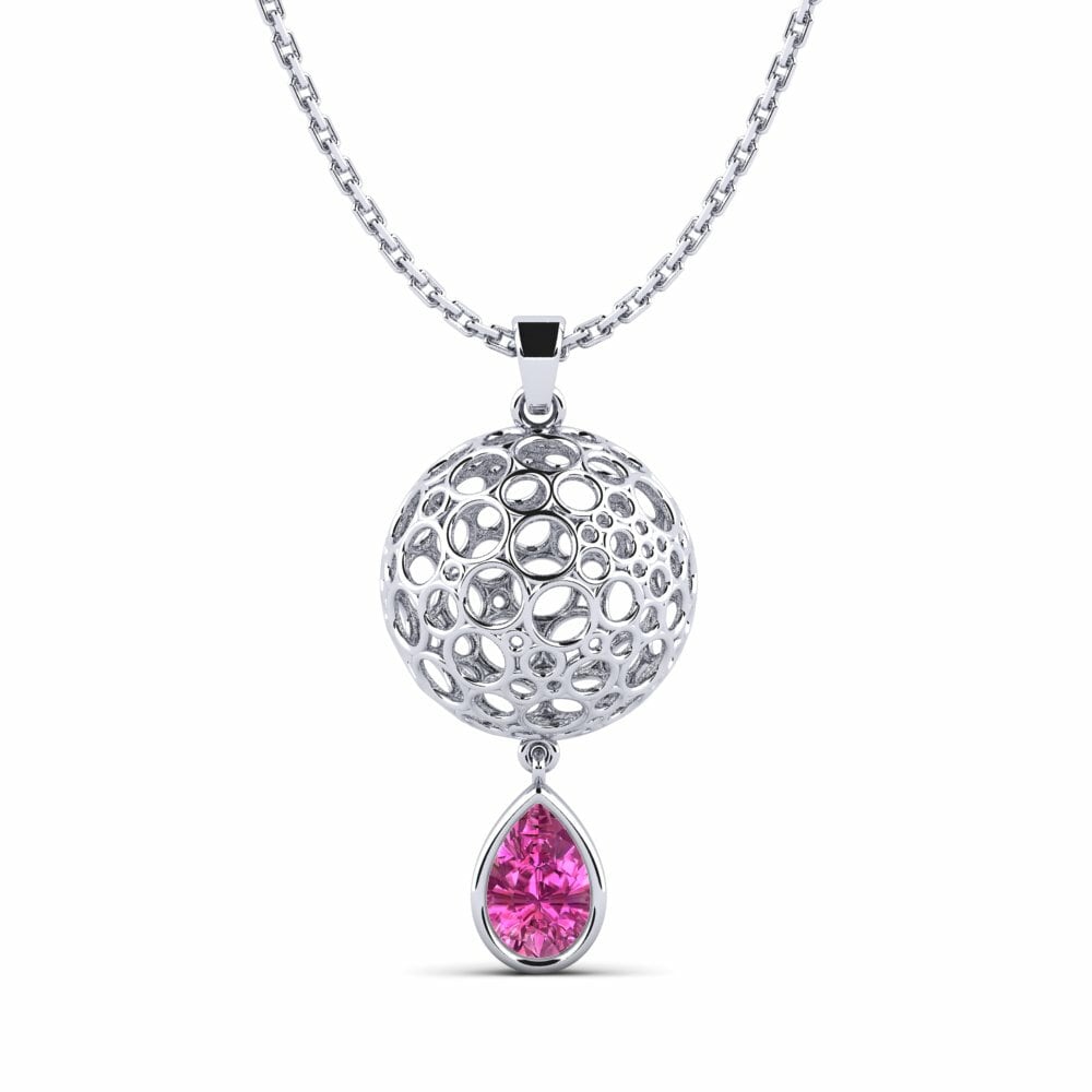 Pendentif pour femme Kemberly Topaze Rose