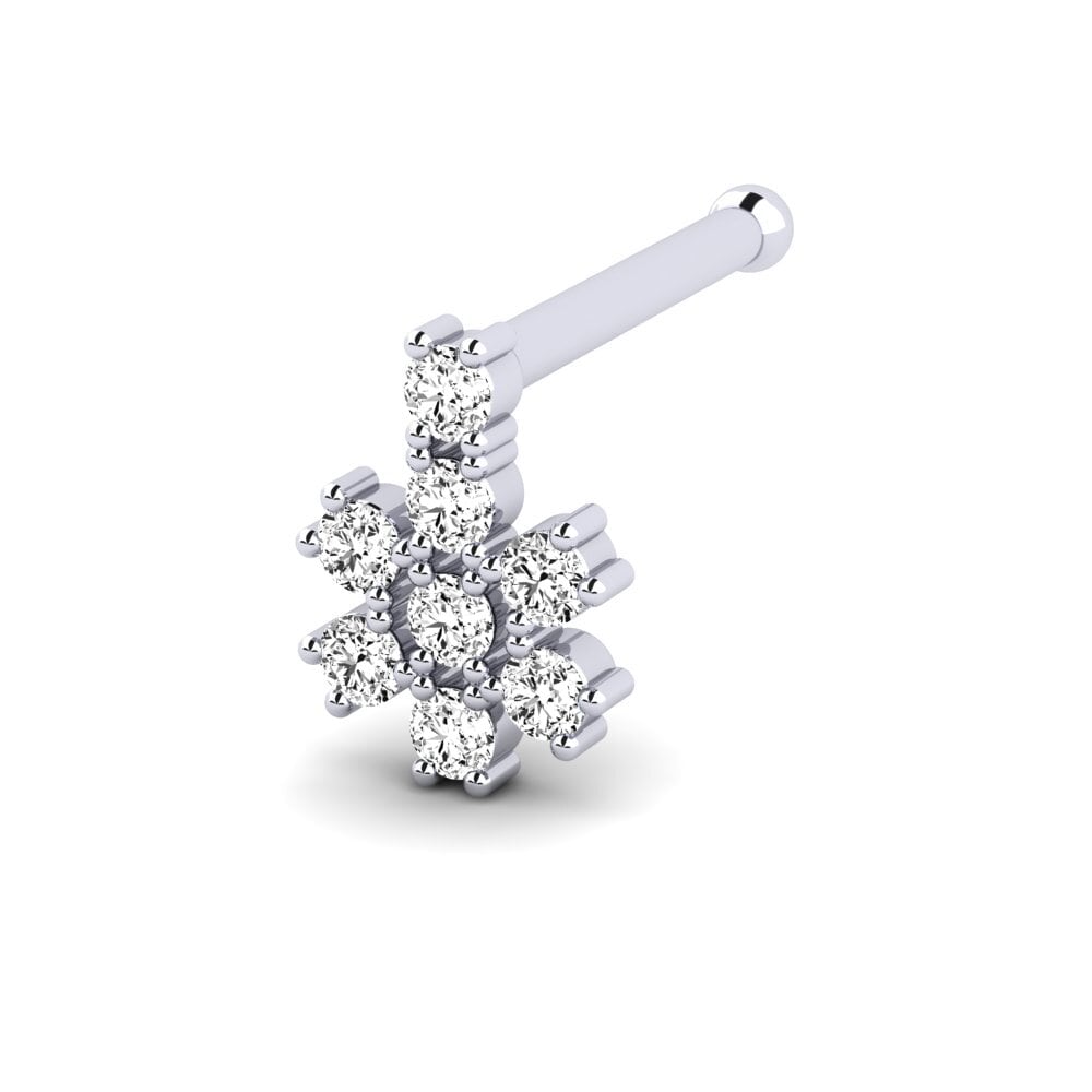 Moissanit Piercing do nosu Kenyt
