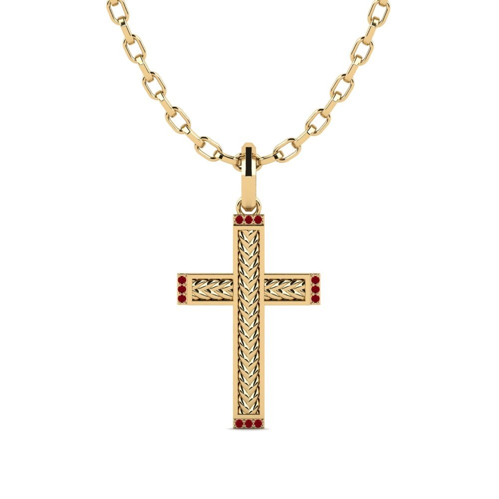 Red Zirconia Men's Pendant Kerygma