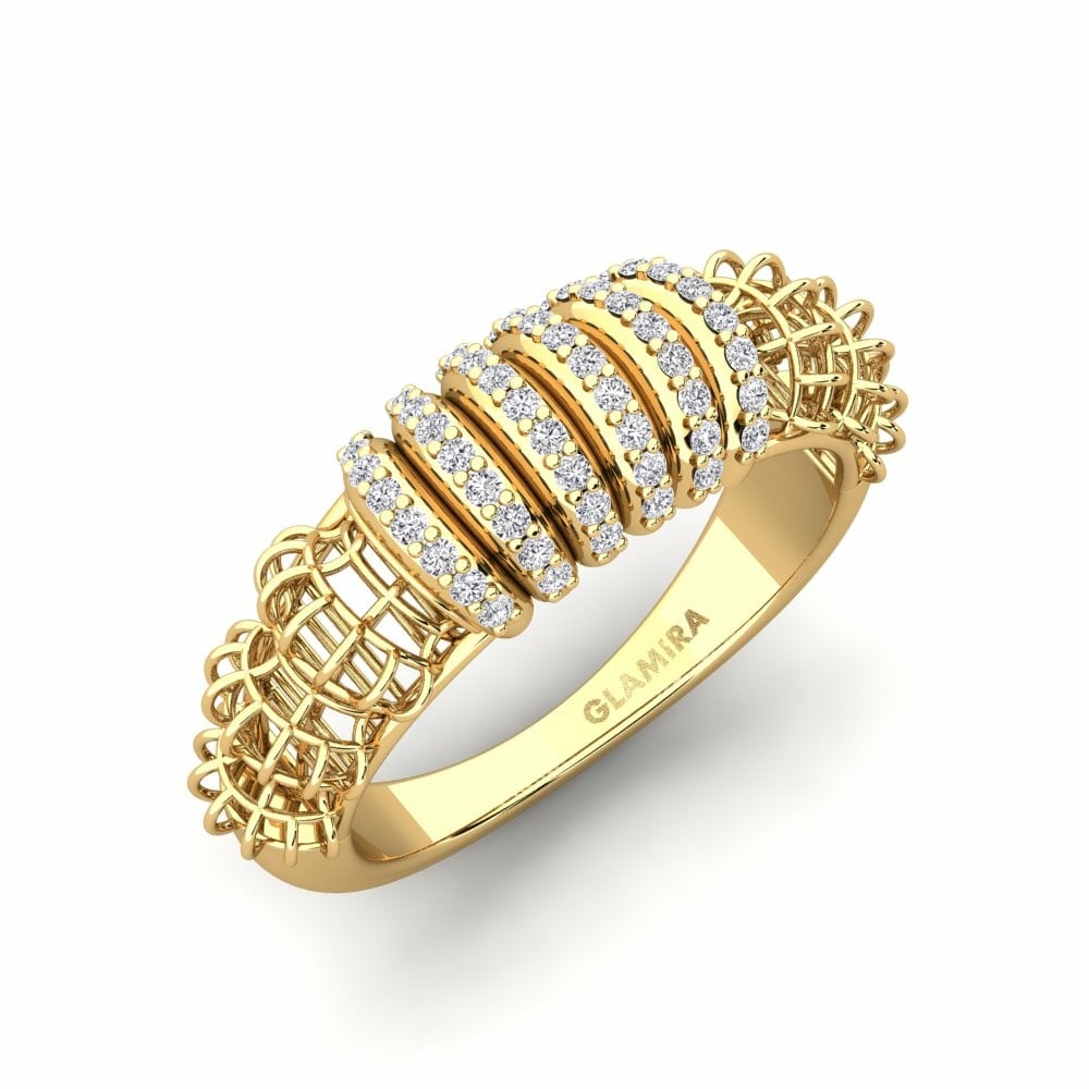 Or Jaune 14k Bague Keshaun