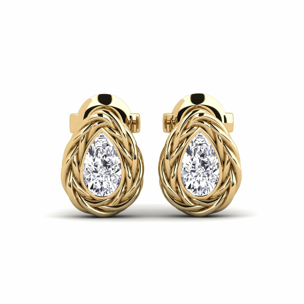 Poire Diamant Boucle d'oreille femme Kevingg