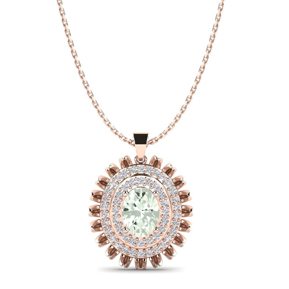Green Amethyst Women's Pendant Khafra