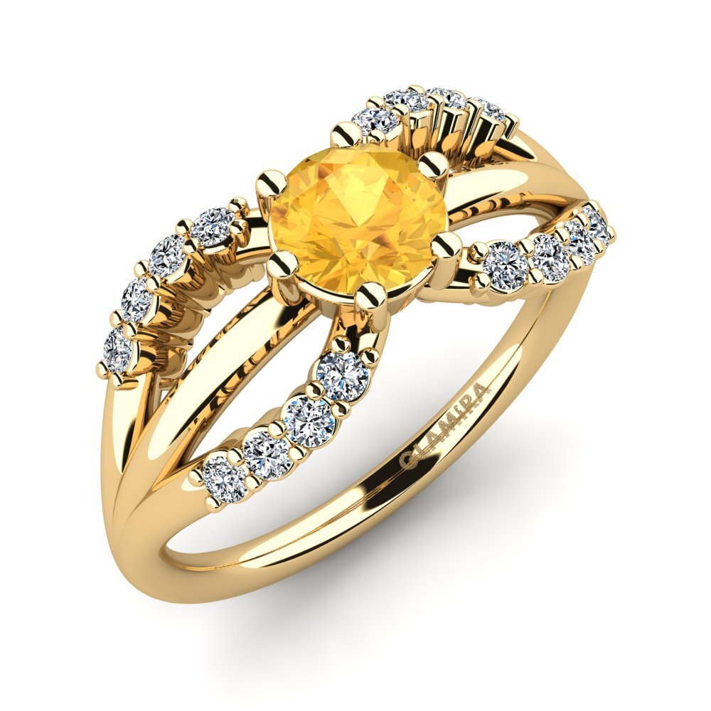 Citrine Engagement Ring Khousn