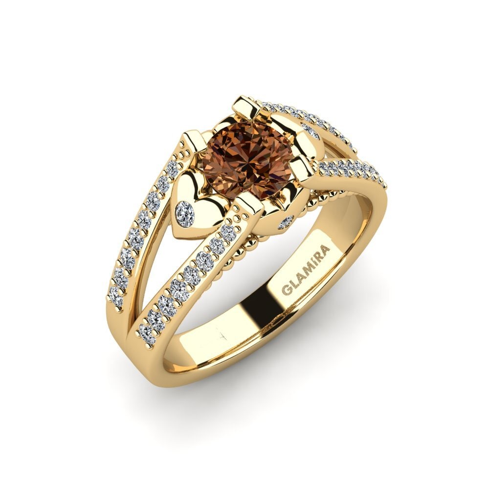 Brown Diamond Engagement Ring Kies