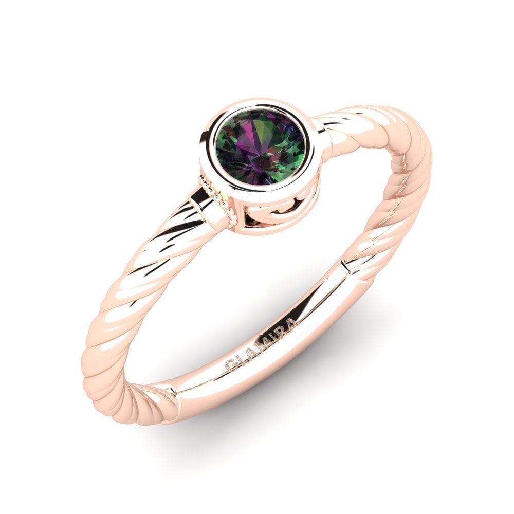 Rotgold 750 Mystic Topas Damenring Kilby