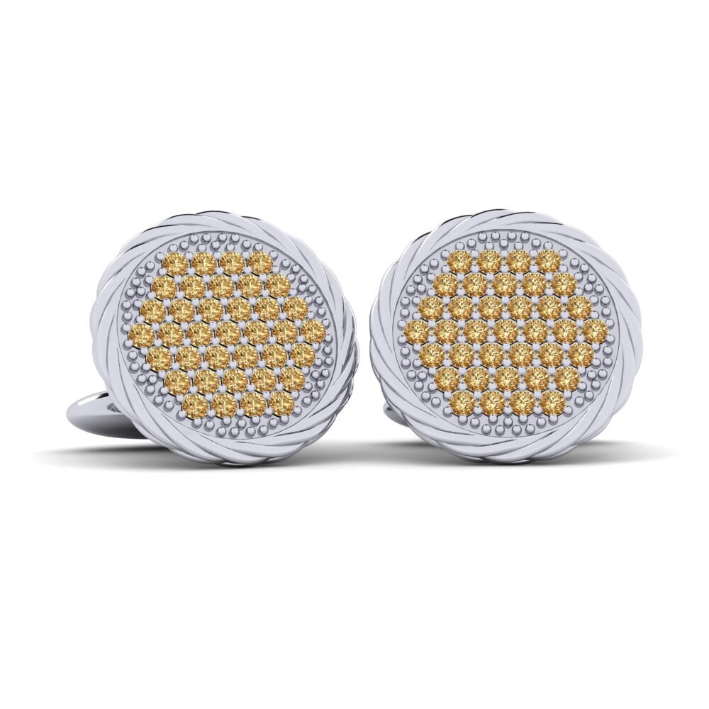 Brown Diamond Cufflink Kimberlion