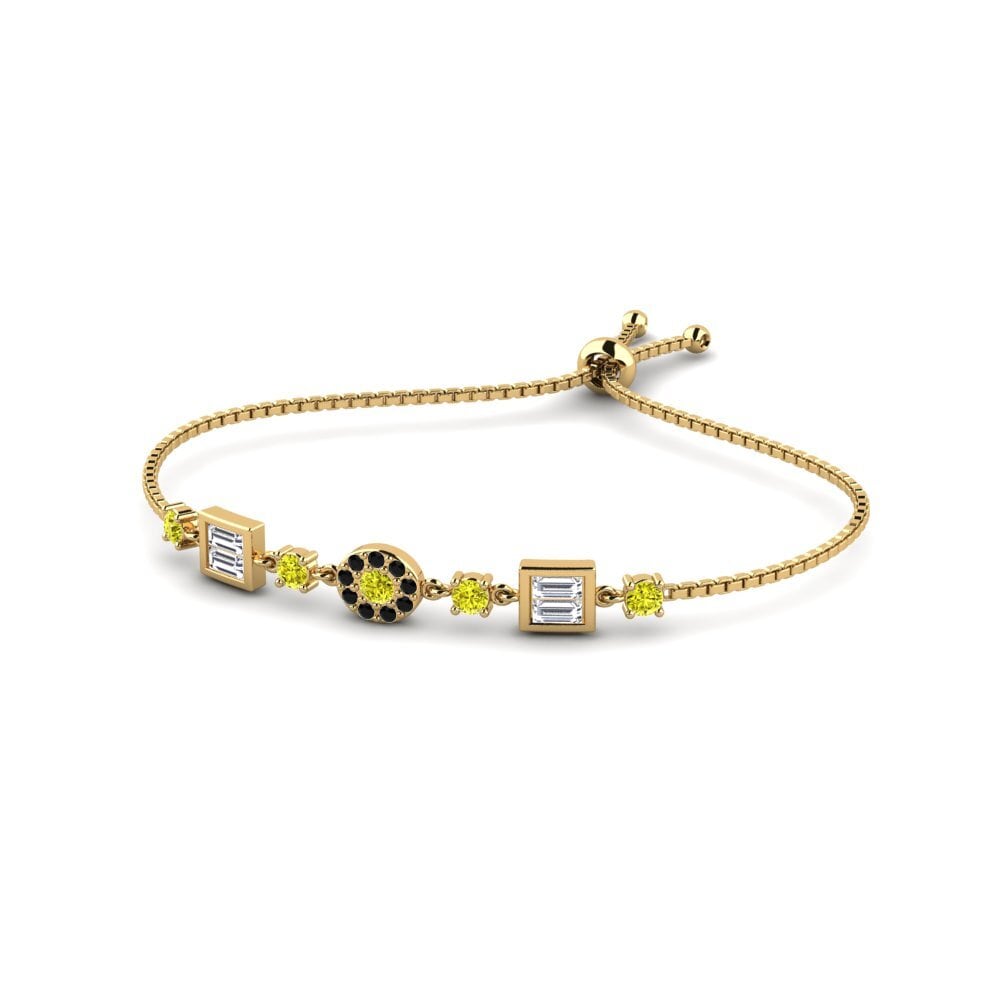 Diamante Amarillo Pulsera de Mujer Kimbery