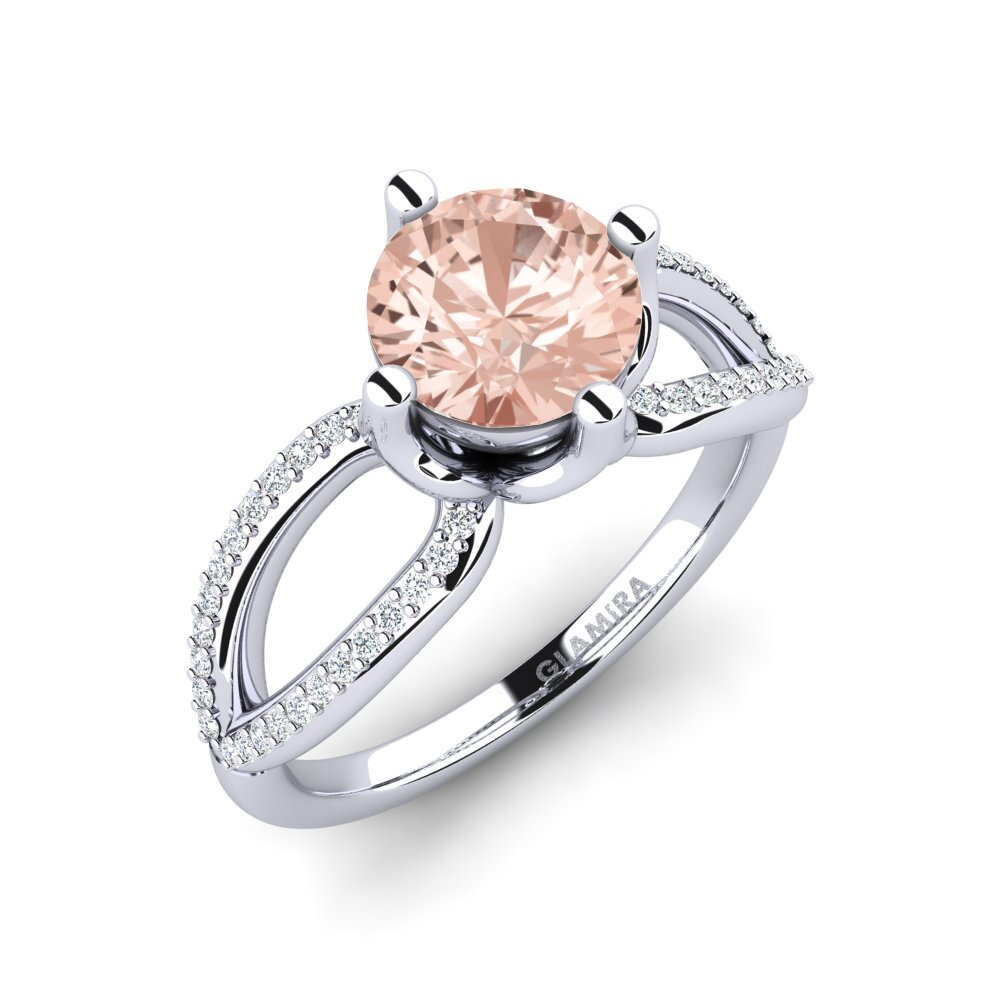 Morganite Engagement Ring Kimora