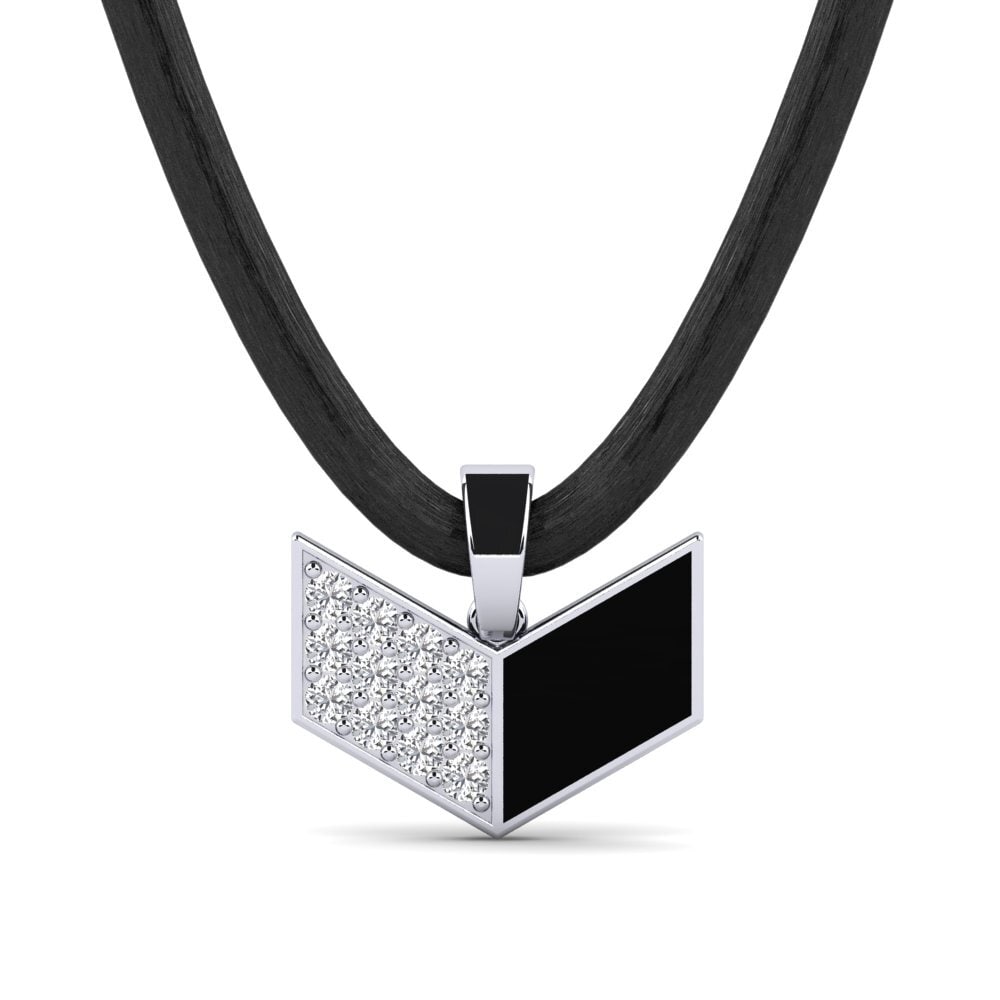 Acquista Collana da uomo Klodjan in 1.25 Carati , Oro Bianco 585