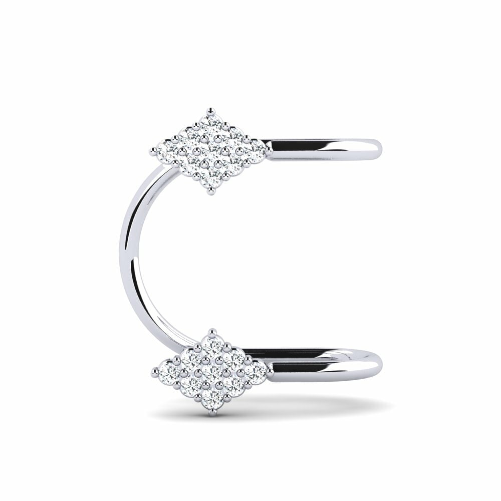 White Silver Women's Earring Kingsley