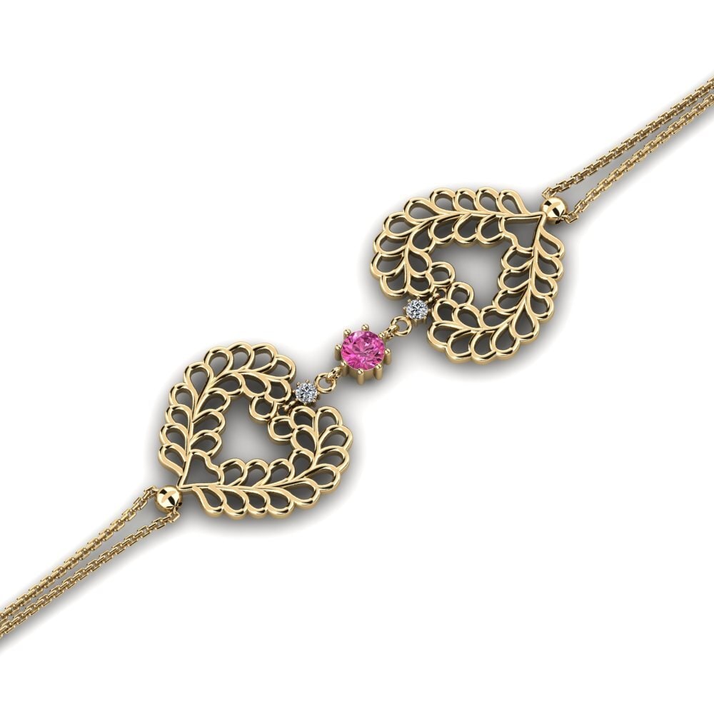 Pink Topaz Women's Bracelet Kioga