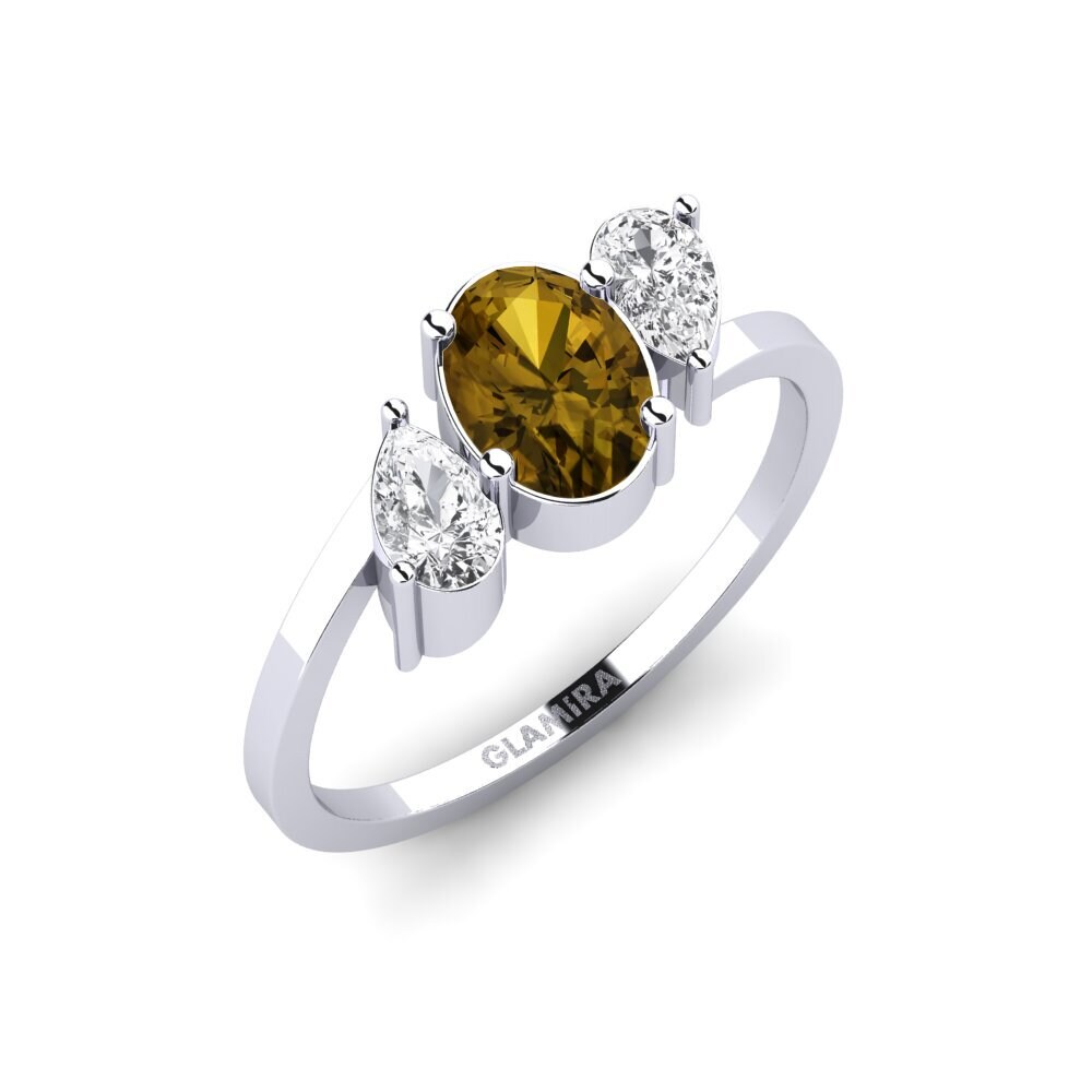 Brown Zircon Ring Kitriani