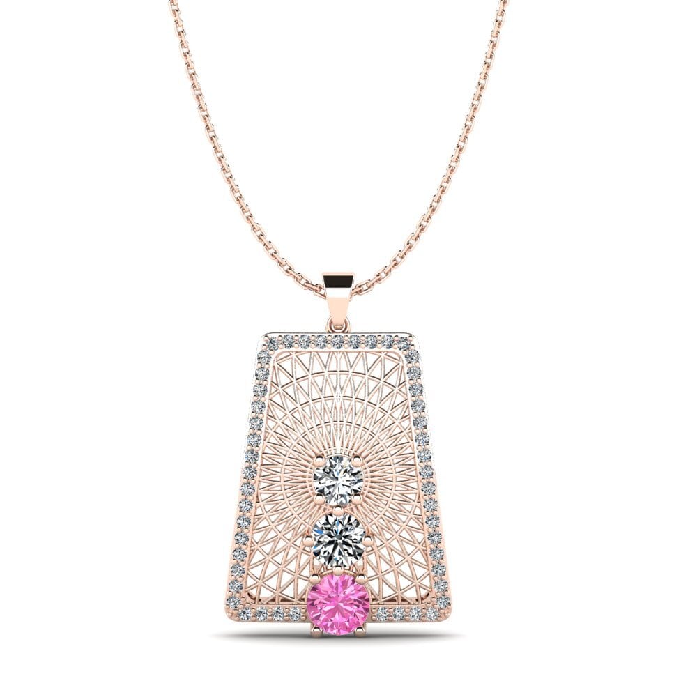 Pink Topaz Women's Pendant Kittelson