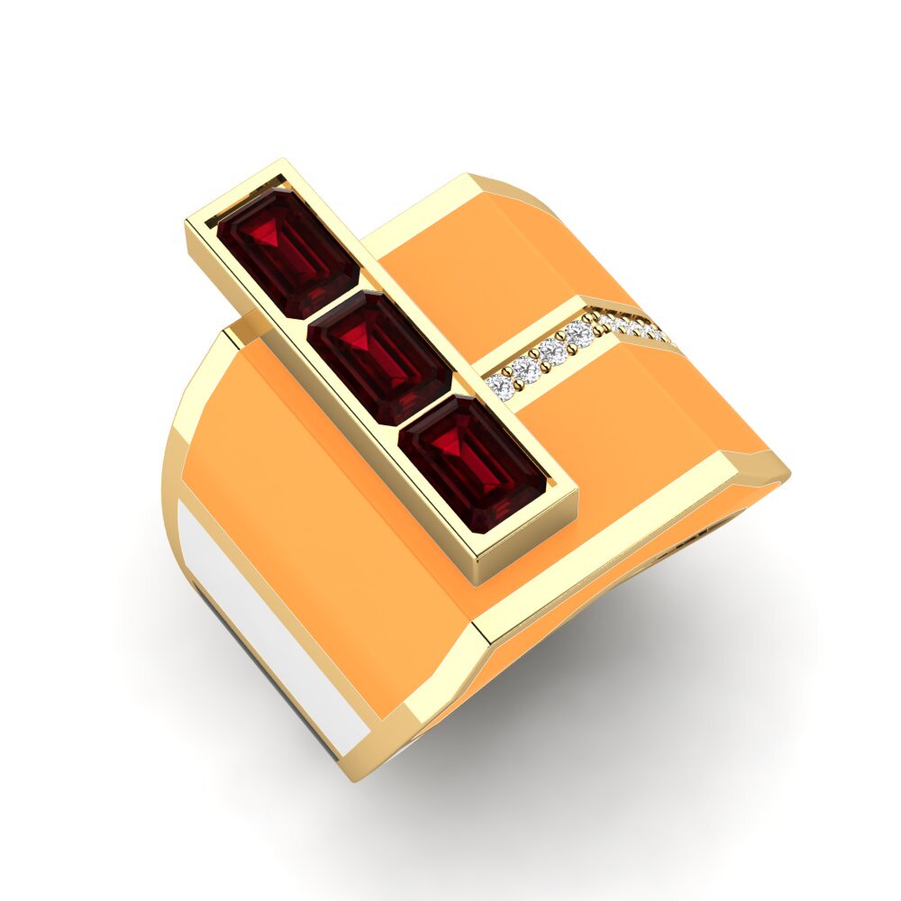 Garnet Ring Kjerlighet