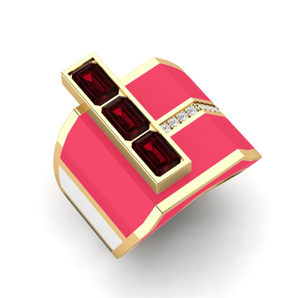 Garnet Ring Kjerlighet