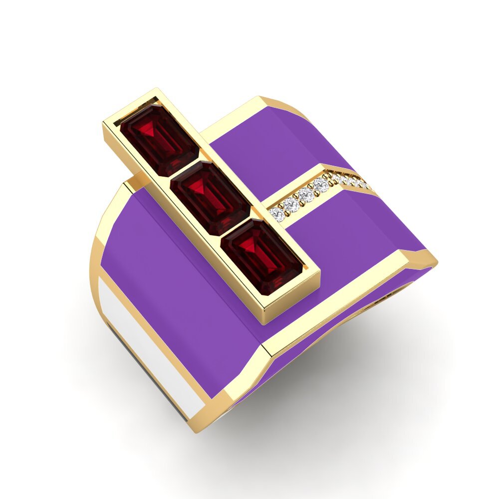 Garnet Ring Kjerlighet