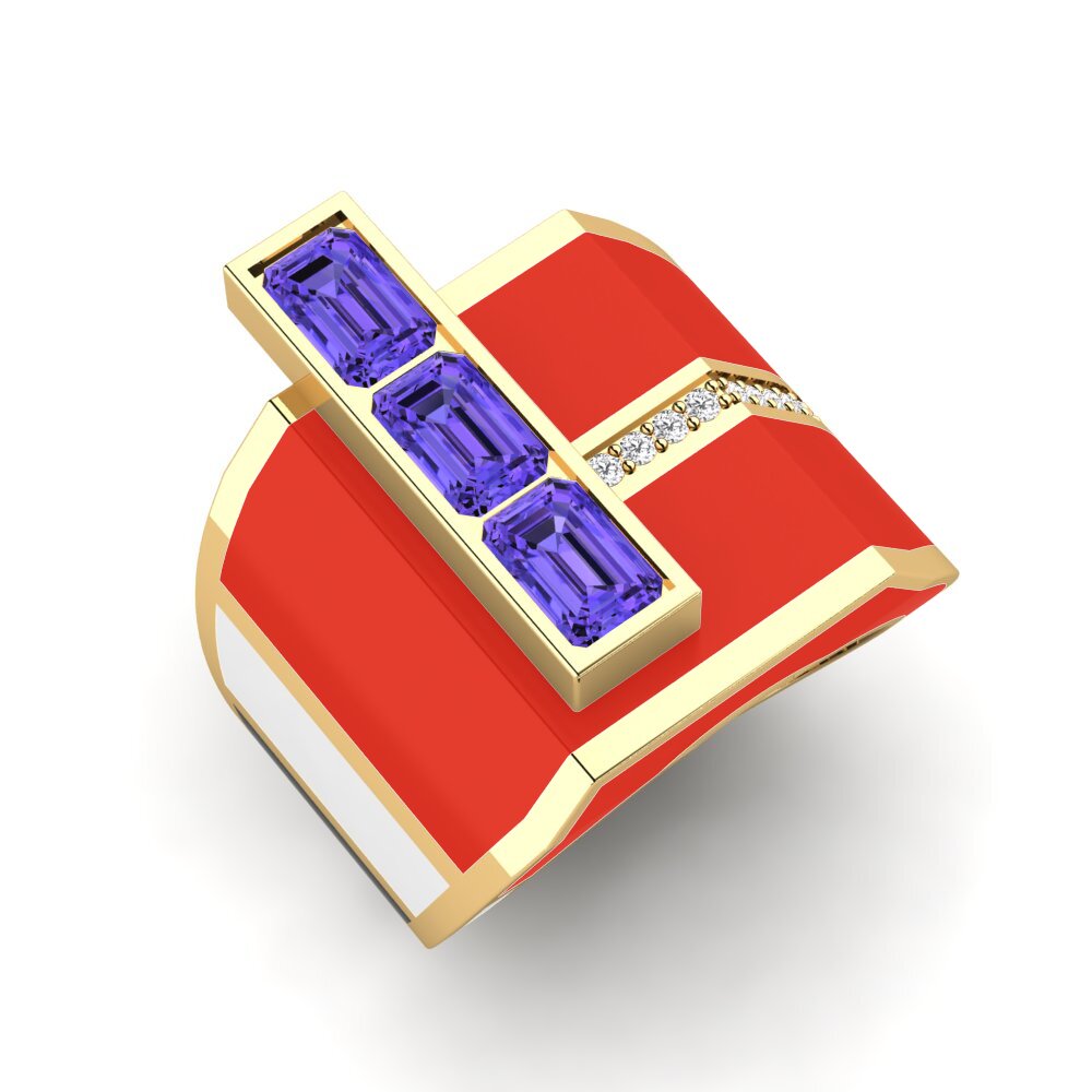 Tanzanite Ring Kjerlighet
