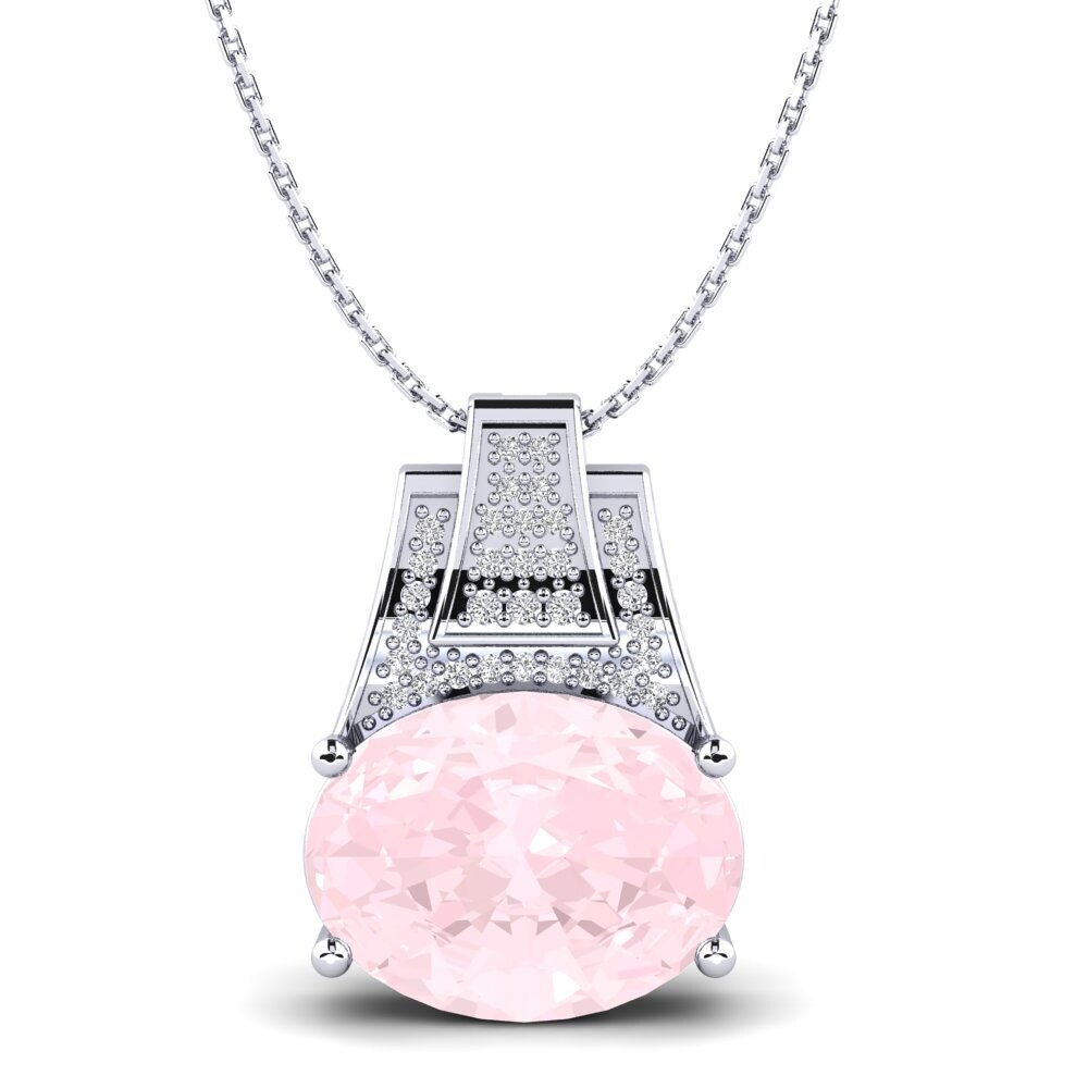 Rose Quartz Women's Pendant Kleio