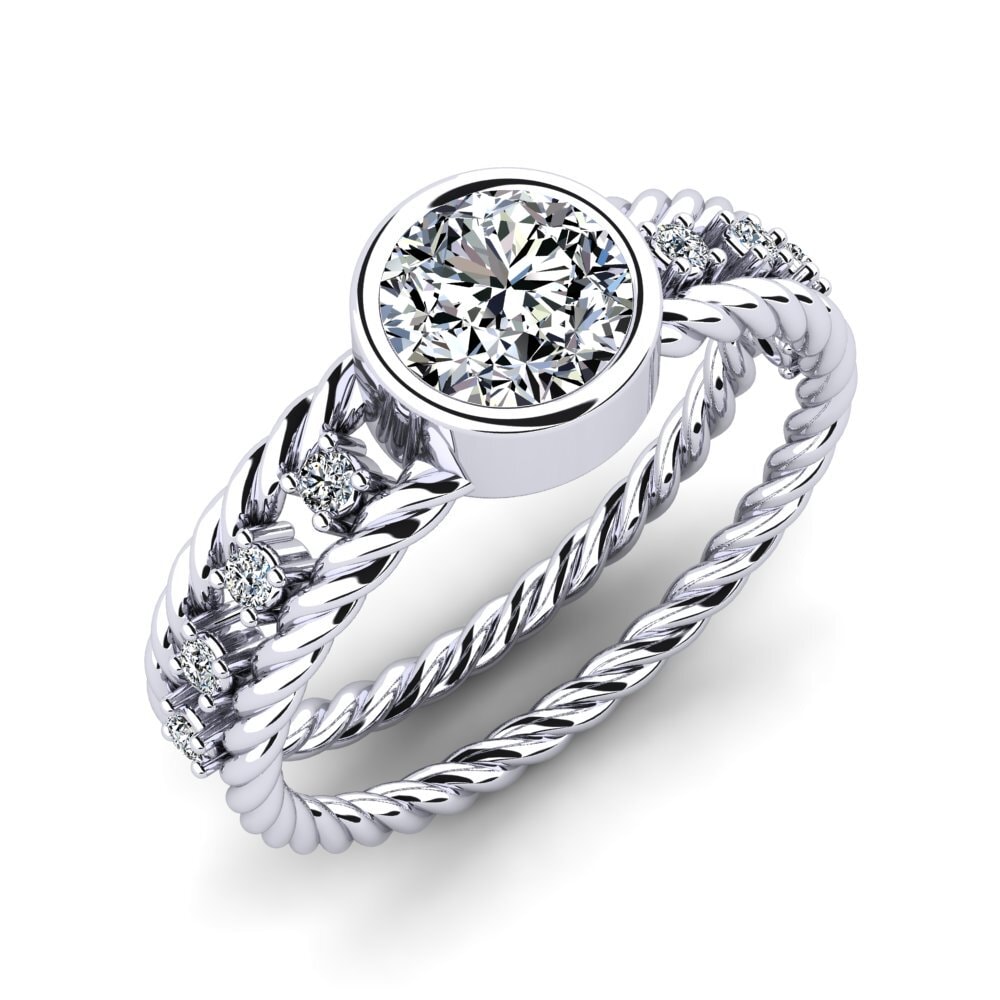 Zirkonia Ring Kleven