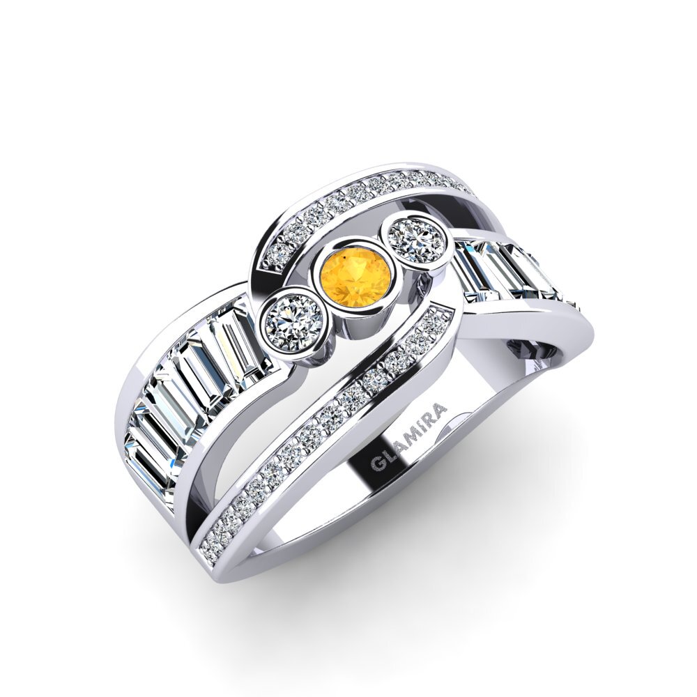 Citrine Engagement Ring Knead
