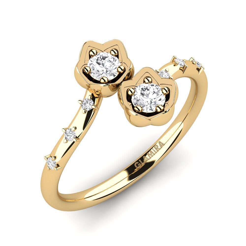 Saphir Blanc Bague Koino
