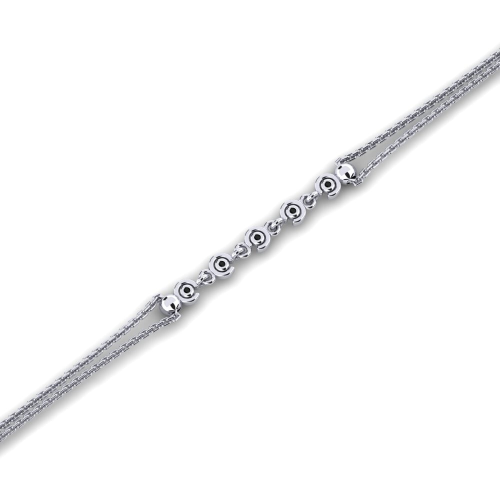 Black Sapphire Women's Bracelet Kolko
