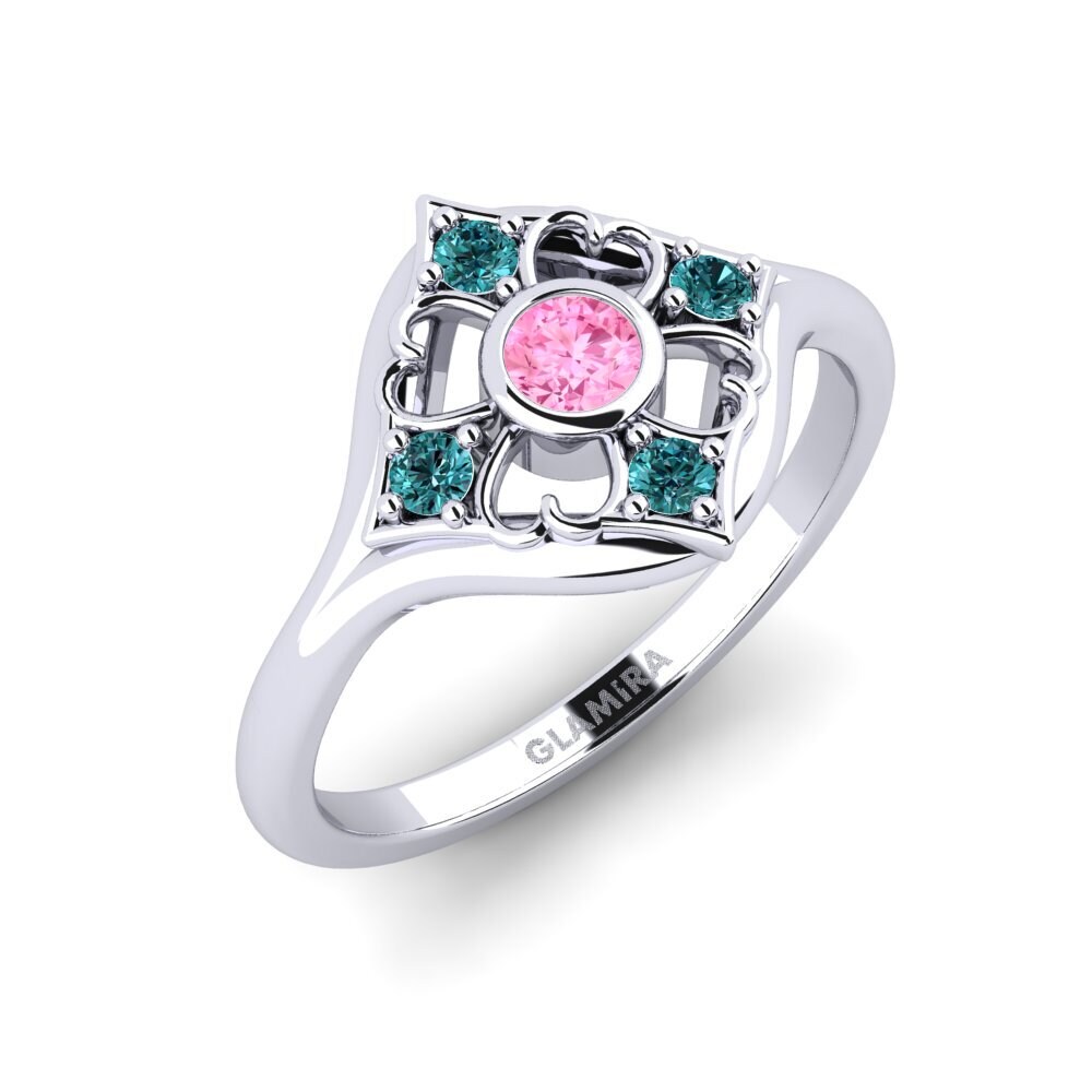 Pembe Safir Yüzük Komati