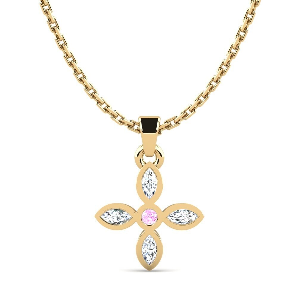 Pink Sapphire Women's Pendant Konifi