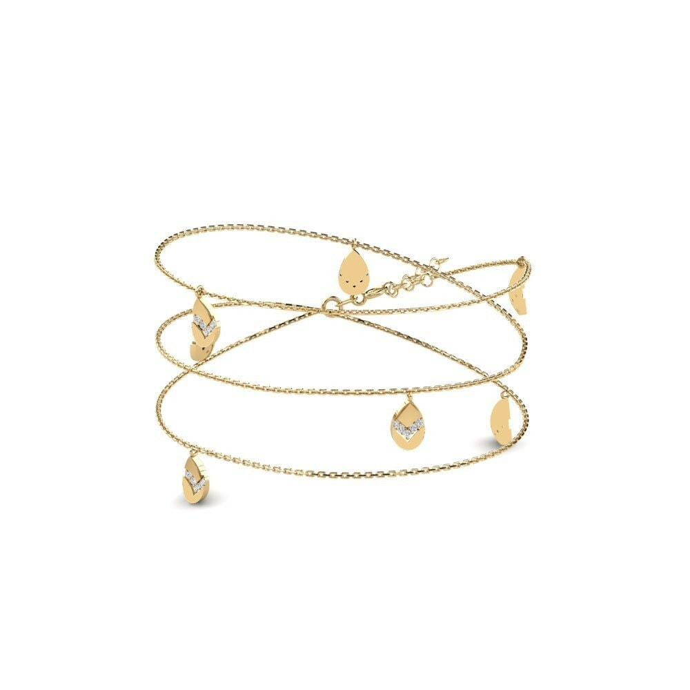 Diamante cultivado en laboratorio Collar de Mujer Konkaed