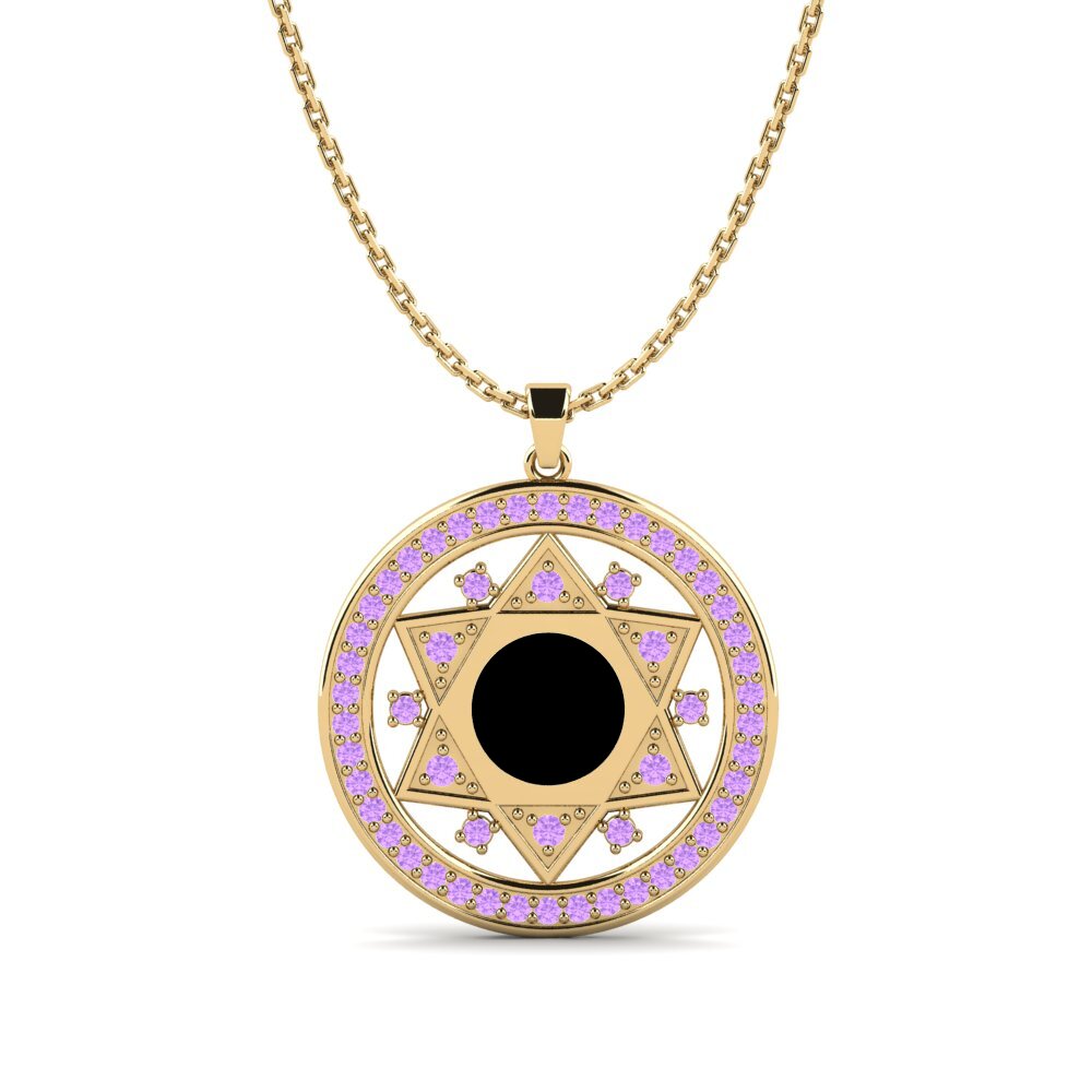 Amatista Colgante de Mujer Kothec