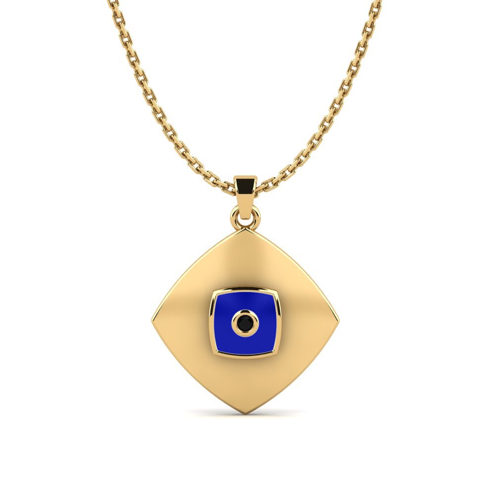 Diamante Negro Colgante de Mujer Kottarian