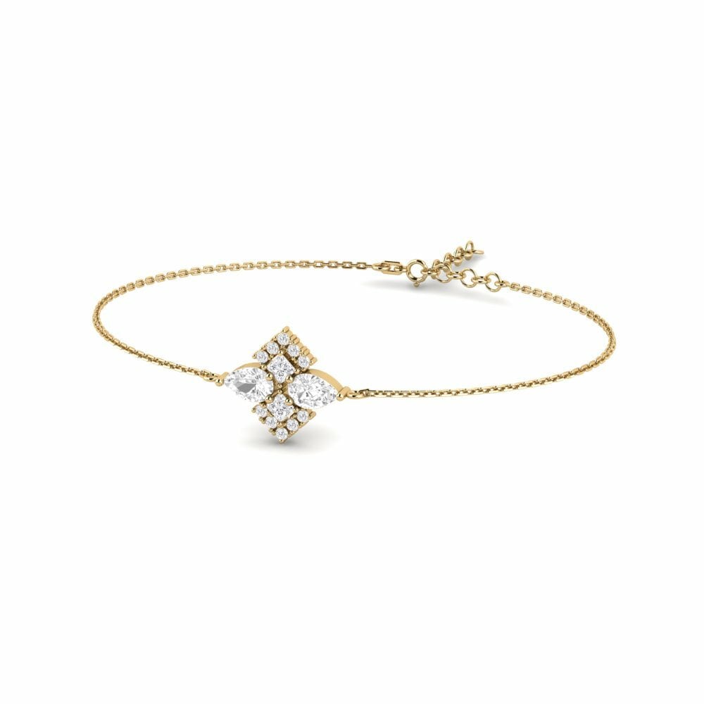 Oro Giallo 585 Bracciale da donna Kounoupoi