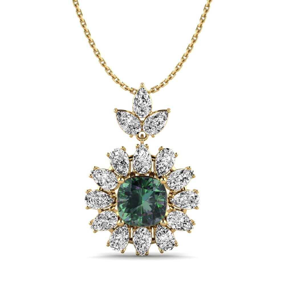 Cushion Mystic Topaz Women's Pendant Kowalski