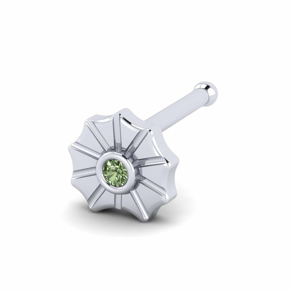 Groene Diamant Neus Pin Krimie