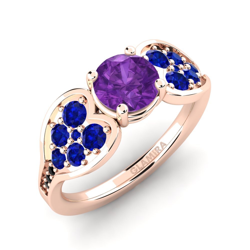 Amethyst Engagement Ring Krishia