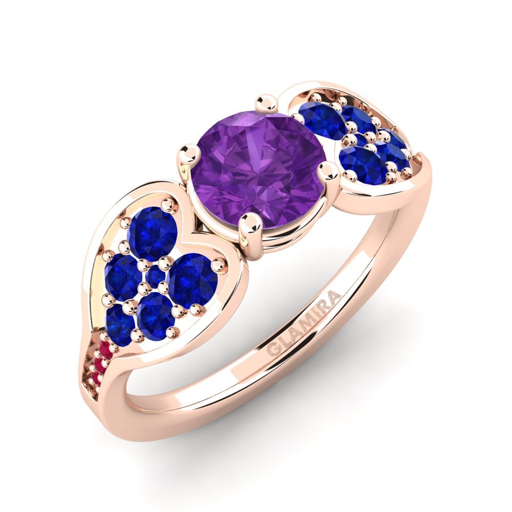 Amethyst Engagement Ring Krishia