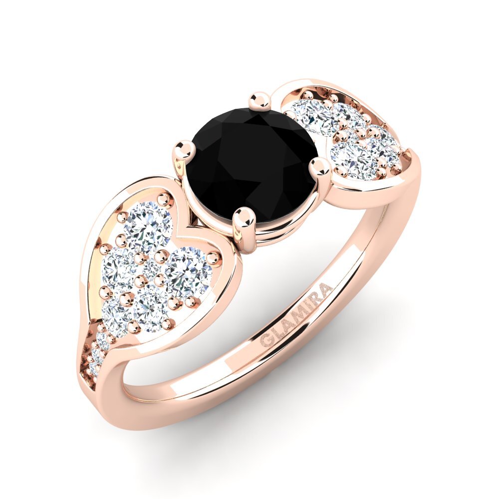 Black Diamond Engagement Ring Krishia