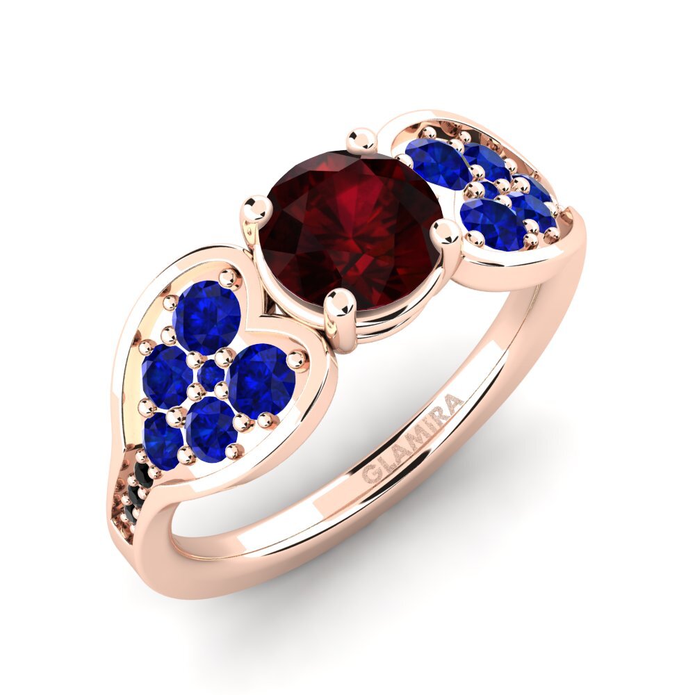 Garnet Engagement Ring Krishia