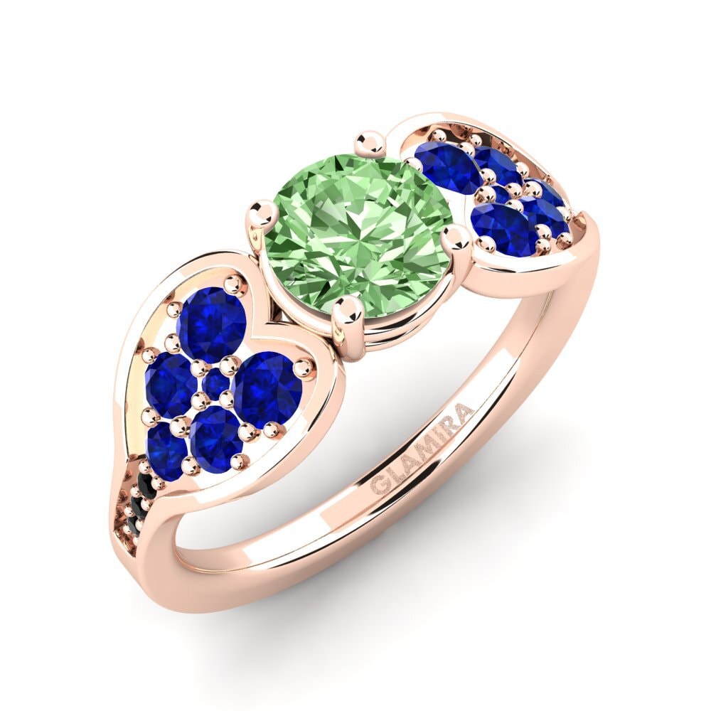 Green Diamond Engagement Ring Krishia
