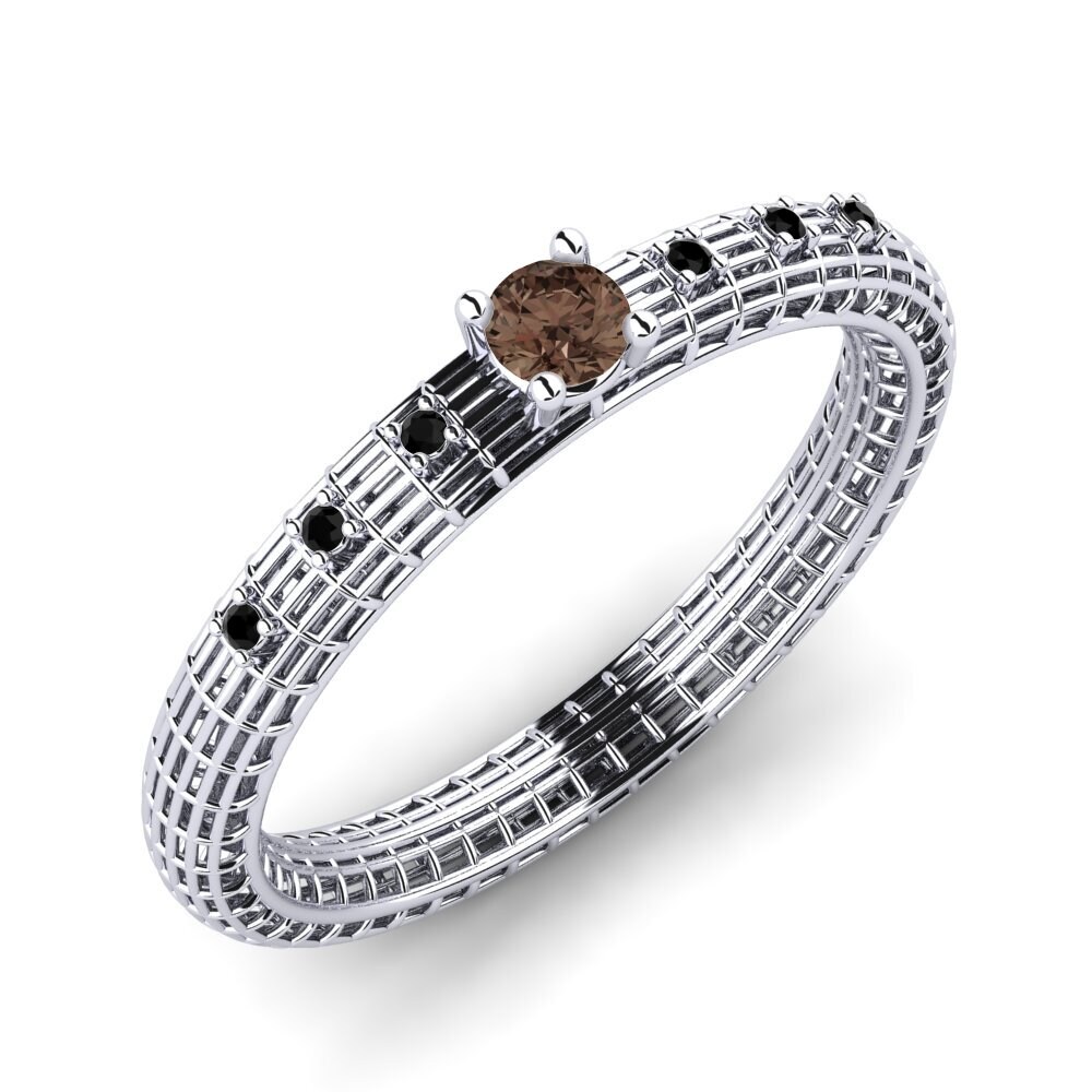 Smoky Quartz Women's Ring Krishna