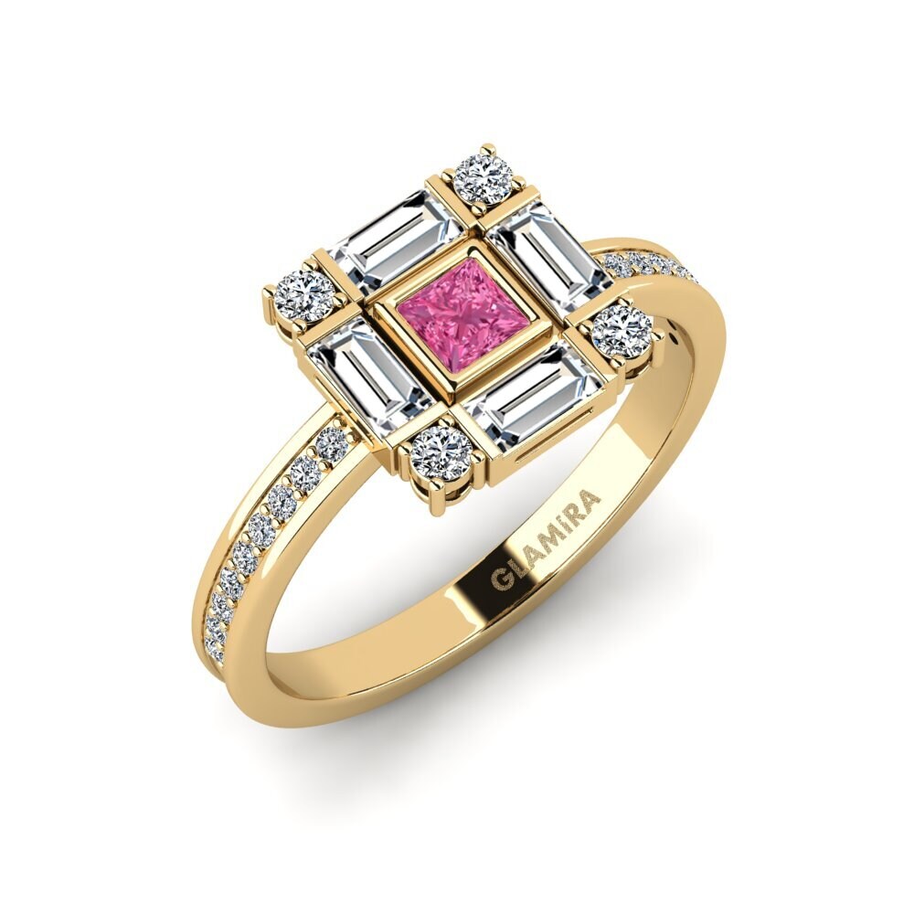 Pink Tourmaline Engagement Ring Kritoure