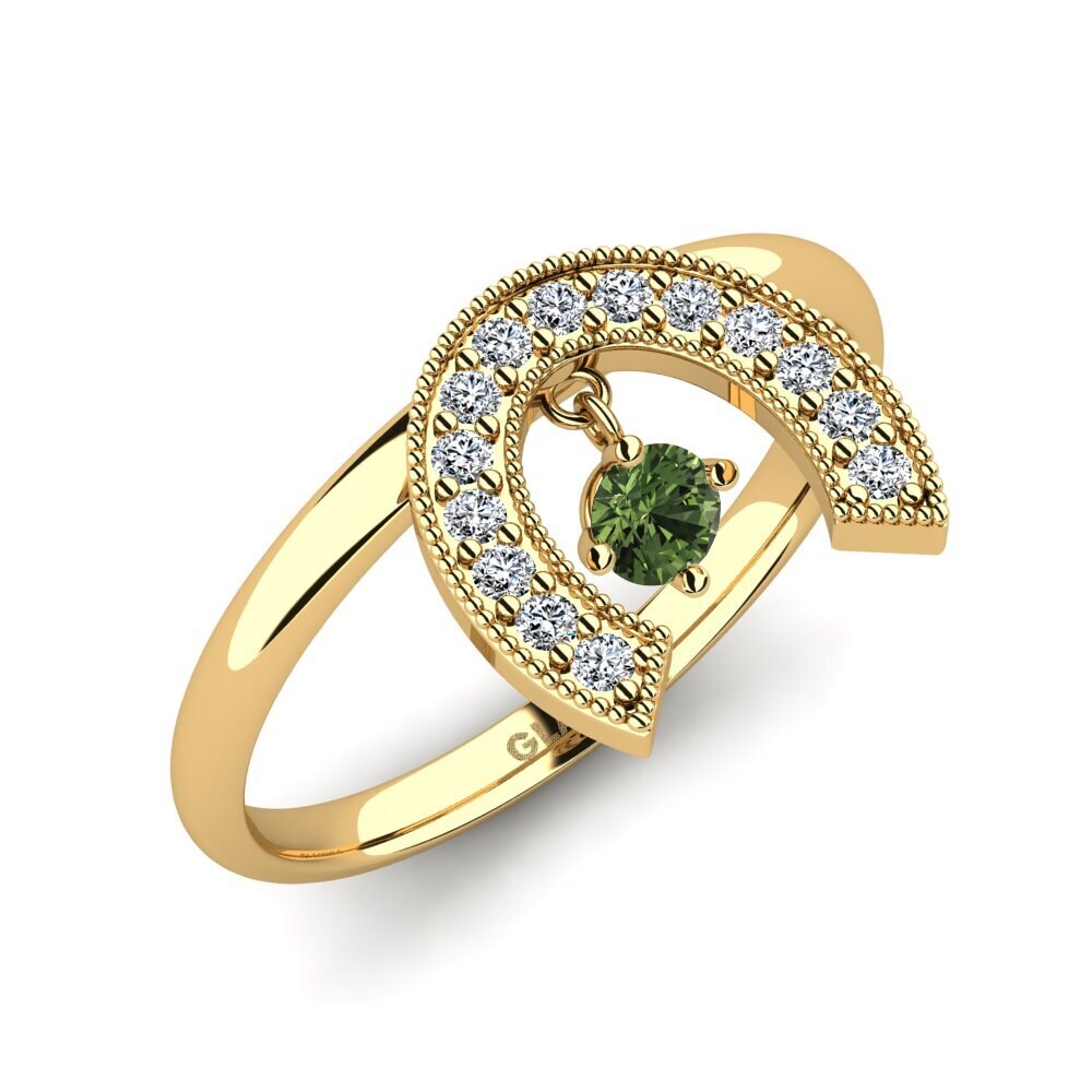 Saphir vert Bague Kugeast
