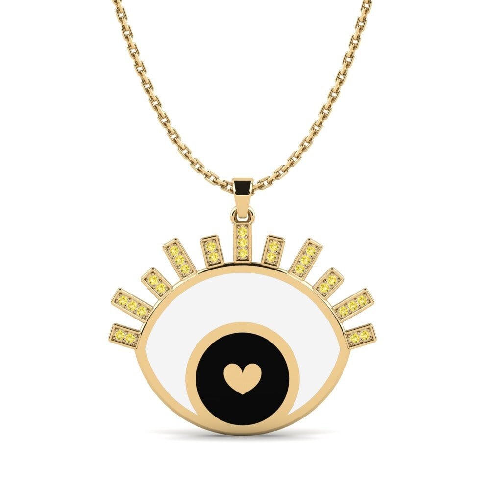 Yellow Sapphire Women's Pendant Kuhan