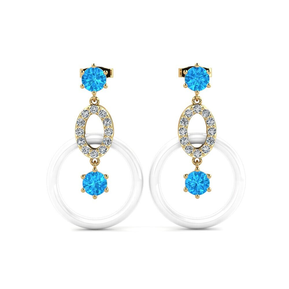 Blue Topaz Women's Earring Kulp