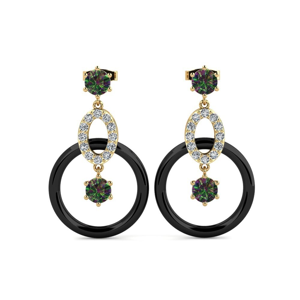 Mystic Topaz Women's Earring Kulp