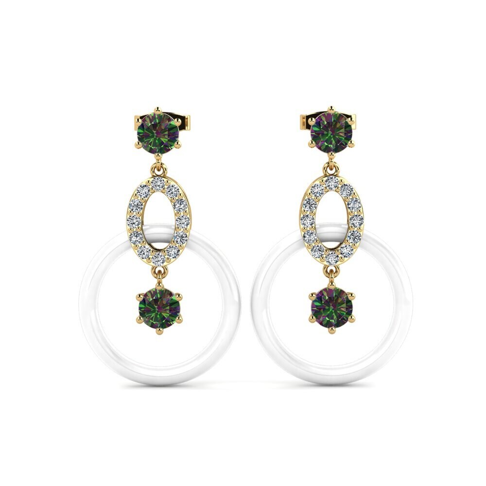 Mystic Topaz Women's Earring Kulp