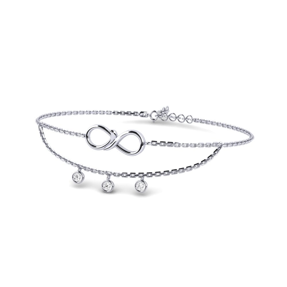 White sapphire Women's Bracelet Kumen