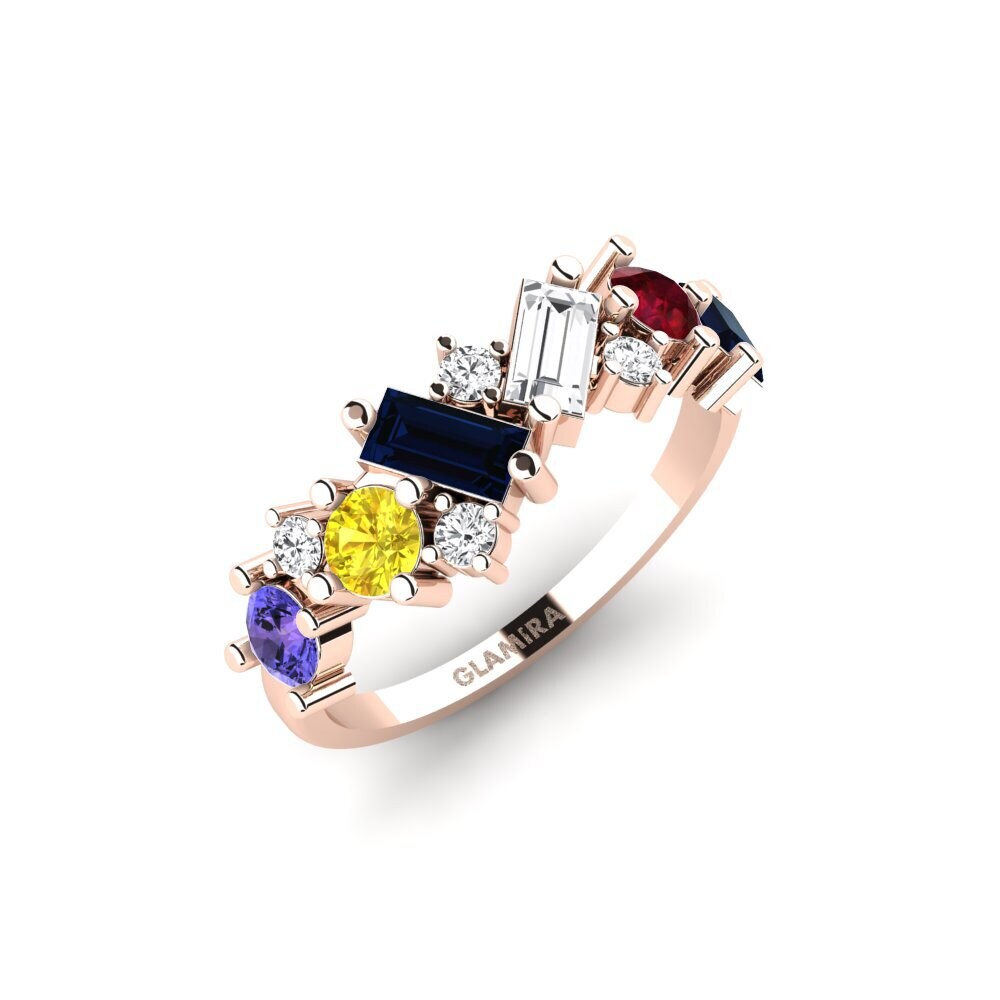 14k Rose Gold Tanzanite SYLVIE Ring Kumis
