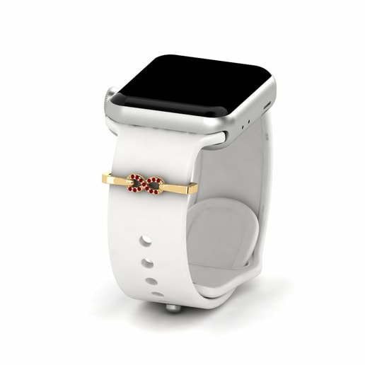 Phụ kiện Apple Watch® Kumu - B Vàng 585 & Đá Swarovski Đỏ