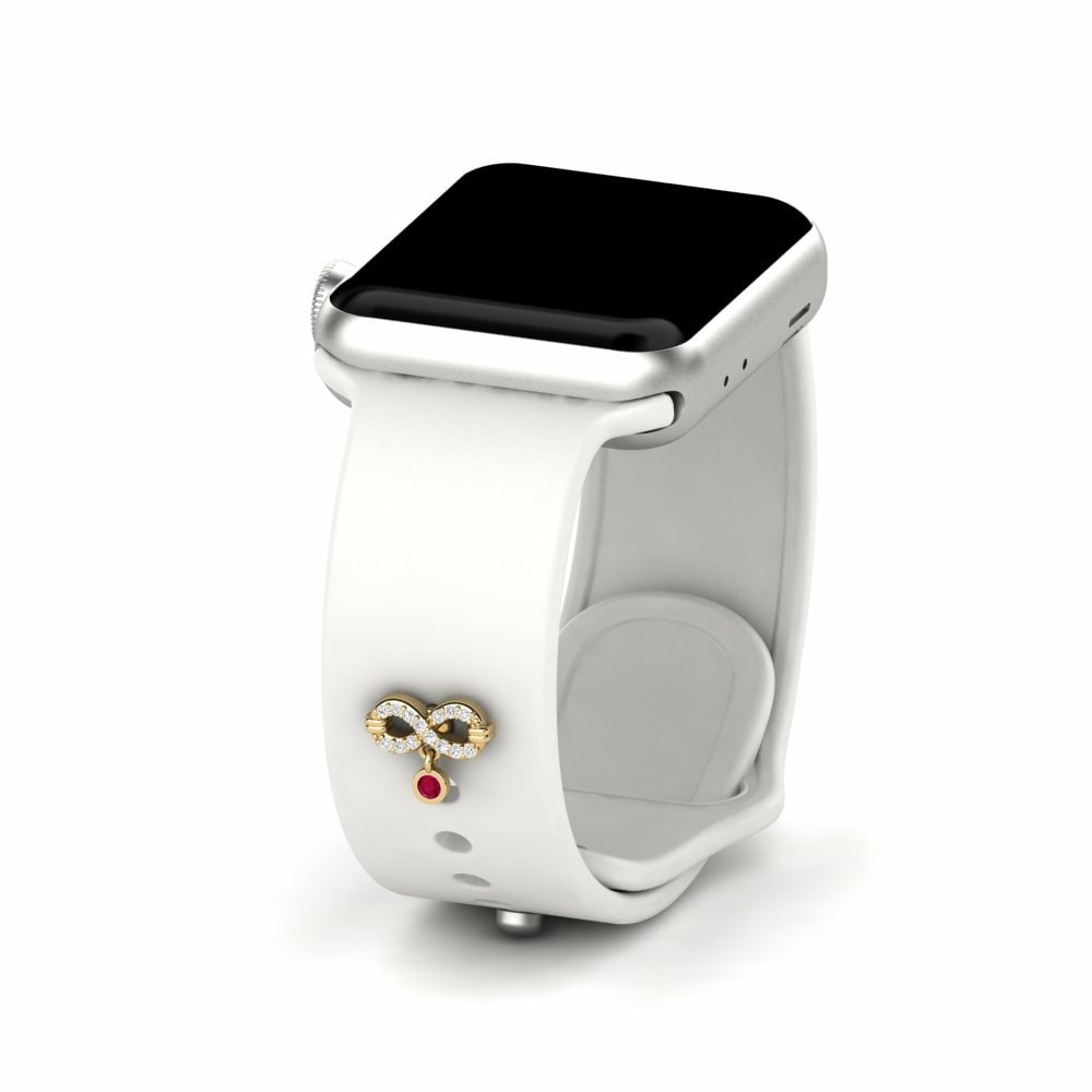 Joyería Tech Accesorio Para Apple Watch® Kumu - D Oro Amarillo 585 Rubí